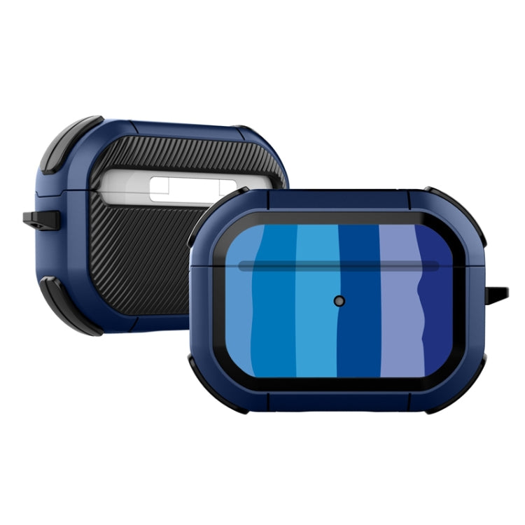 2 PCS Rainbow Amor TPU Shockproof Protection Cover Case for AirPods Pro