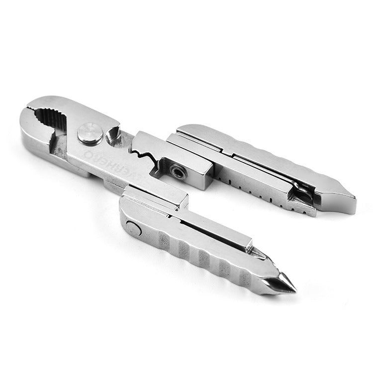 SL15-1 15 In 1 Multi-Function EDC Mini Pliers With Keychain Mobile Phone Card Pin Digital Screwdriver