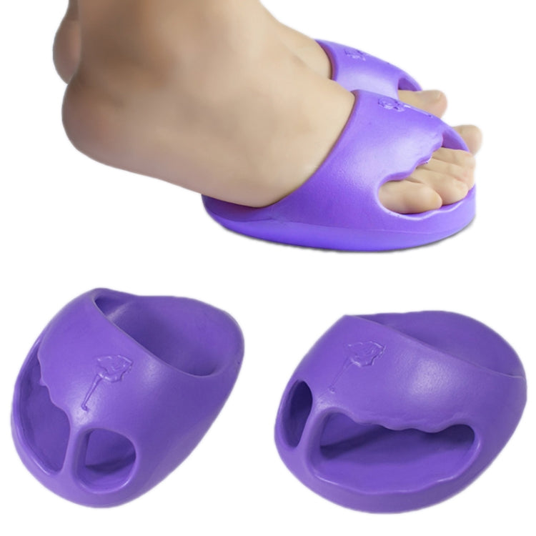 Stovepipe Pelvic Forward Correction Half Palm Slippers Massage Buttocks Yoga Shoes, Size: 14.5x10.5cm