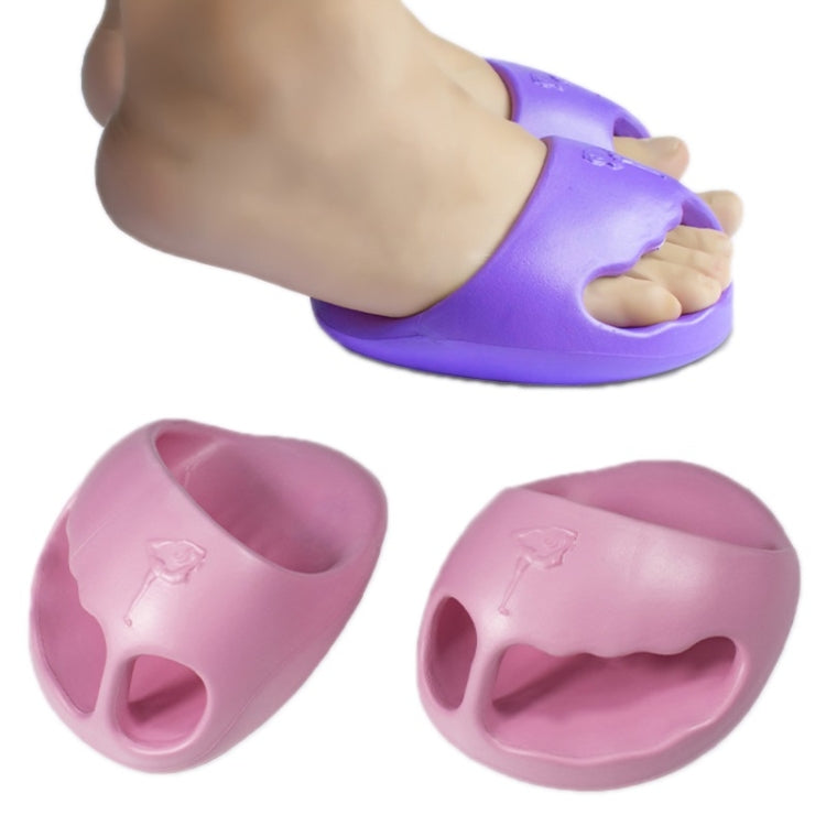 Stovepipe Pelvic Forward Correction Half Palm Slippers Massage Buttocks Yoga Shoes, Size: 14.5x10.5cm