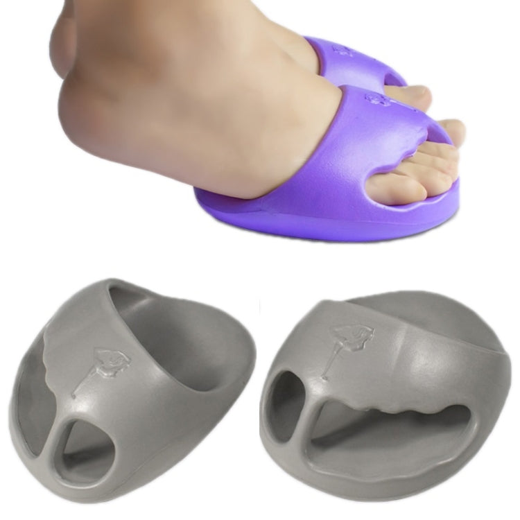 Stovepipe Pelvic Forward Correction Half Palm Slippers Massage Buttocks Yoga Shoes, Size: 14.5x10.5cm