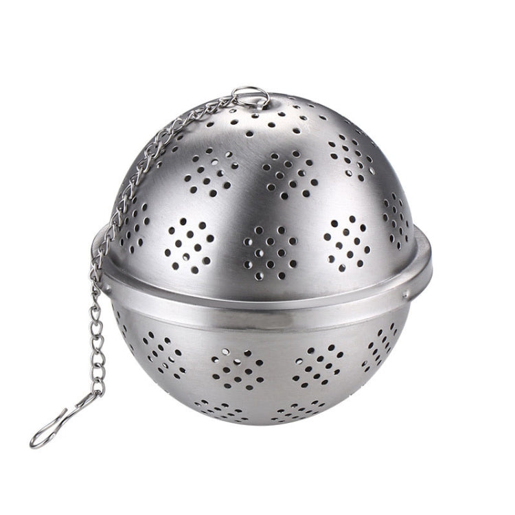 2 PCS Seasoning Ball 304 Stainless Steel Tea Spice Bag Isolation Net, Size: Medium