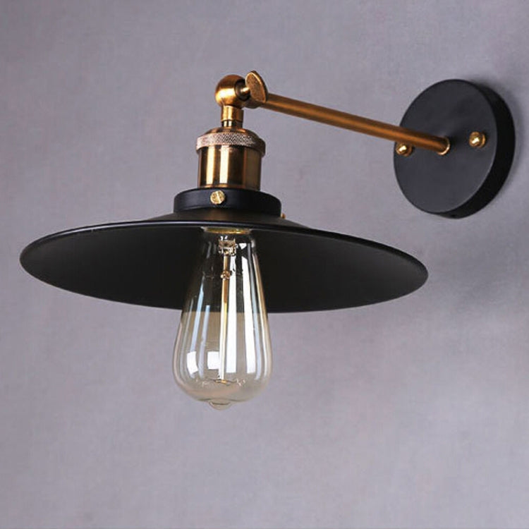 Antique Pure Copper Single-head Wall lamp Living Room Vintage Fashion Bar Lamp without Bulbs, Size:26cm