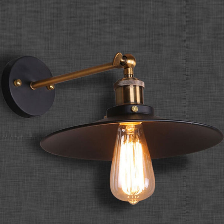 Antique Pure Copper Single-head Wall lamp Living Room Vintage Fashion Bar Lamp without Bulbs, Size:30cm