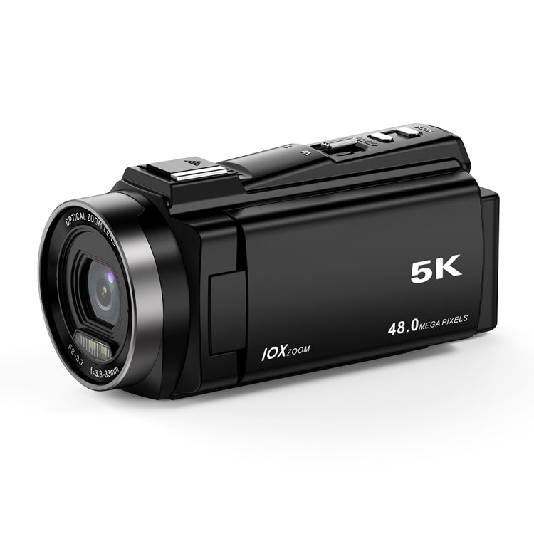 HDV265K 5K 30FPS 3.0-Inch HD Digital 3X Optical Zoom Outdoor Sports DV Camera US Plug - Black