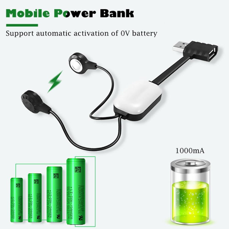 A10 Lithium Battery Charger Multifunction Magnetic USB Charging Discharging Power Adapter
