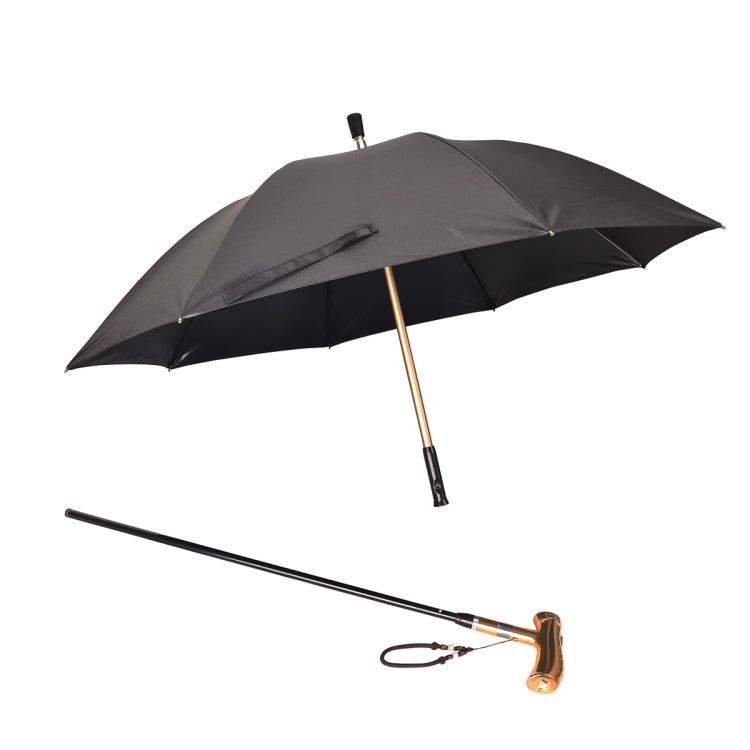 MF--69 Multifunctional Climbing Crutch Umbrella Alarm Lighting Hand-Cranked Power Umbrella