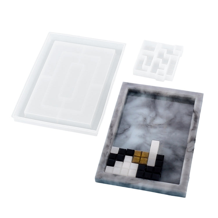 DIY Crystal Elastic Mold Silicone Mold, Specification: 60-553 Set