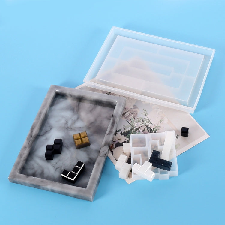 DIY Crystal Elastic Mold Silicone Mold, Specification: 60-553 Set