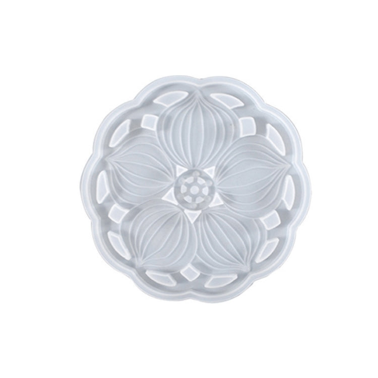 4 PCS JX-160 Crystal Epint DIY Mold Irregular Resin Cup Pad Mold, Specification: 02