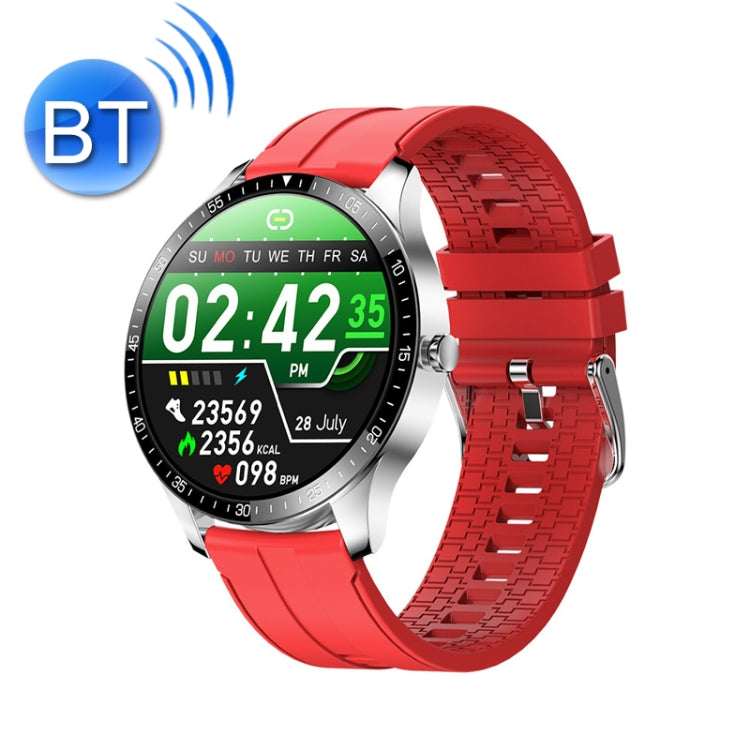 S80 Heart Rate And Blood Pressure Multi-Sports Mode Smart Sports Bracelet,Specification: Red Silicon