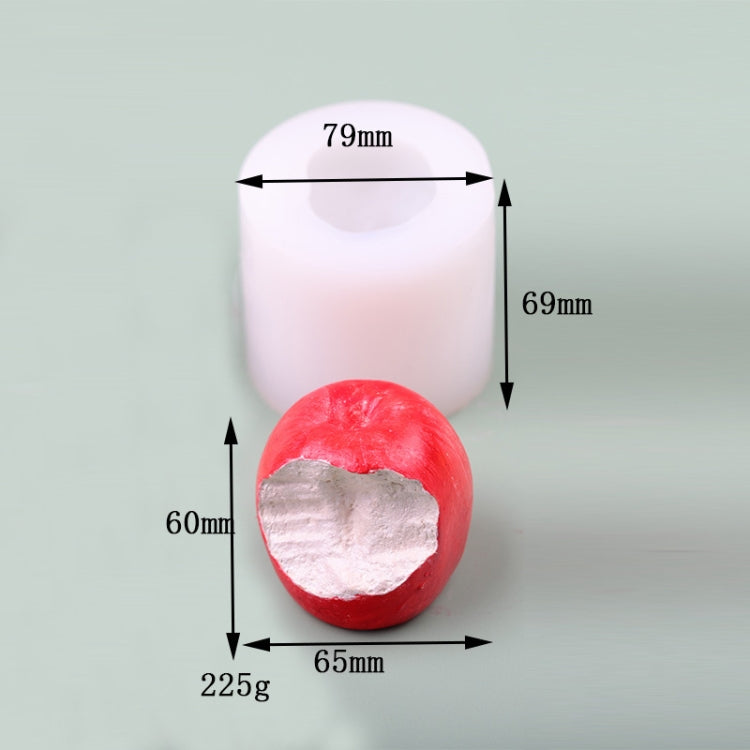 Christmas Apple Silicone Mold Fruit Baking Mousse Cake Aroma Candle Mold