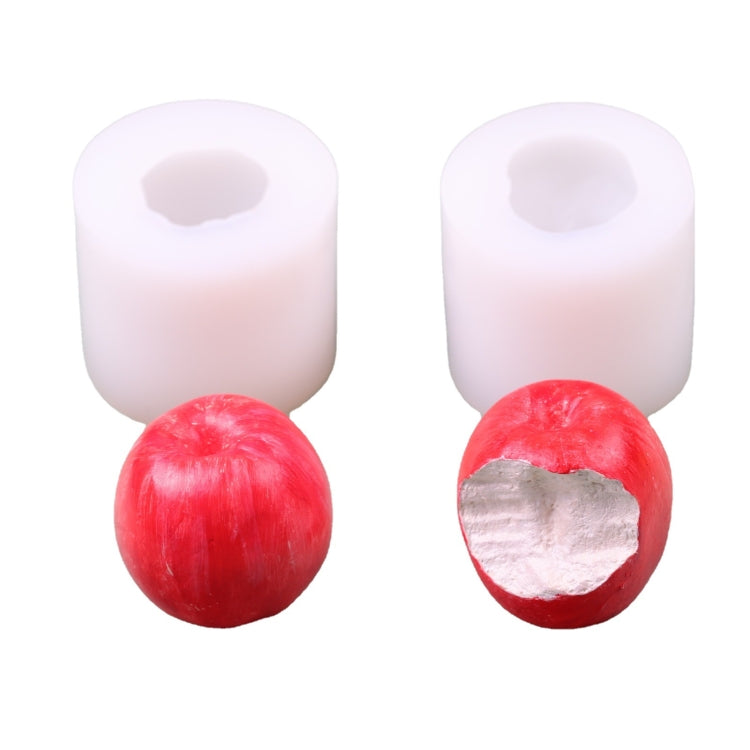 Christmas Apple Silicone Mold Fruit Baking Mousse Cake Aroma Candle Mold