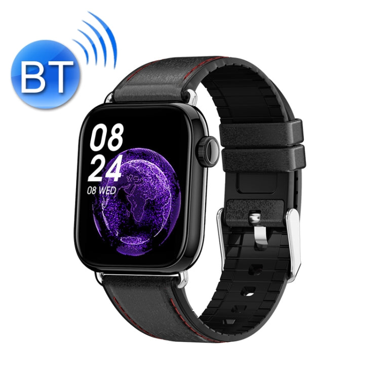 QY03 Smart Business Watch Heart Rate Blood Pressure Step Information Push Sports Bracelet, Colour: Black Belt