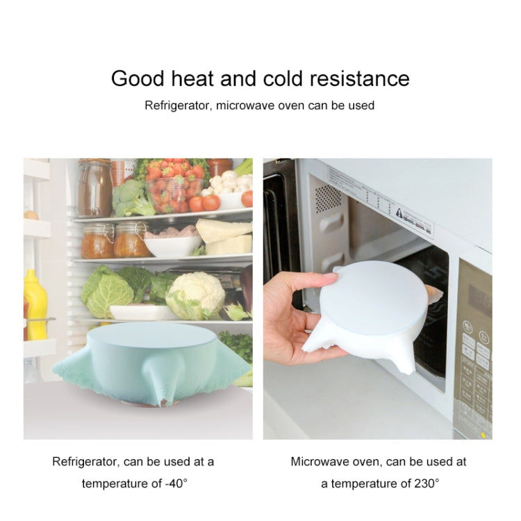 Silicone Wrap Food Fresh Keeping Lid High Stretch Seal Vacuum Container Cover Storage Lid