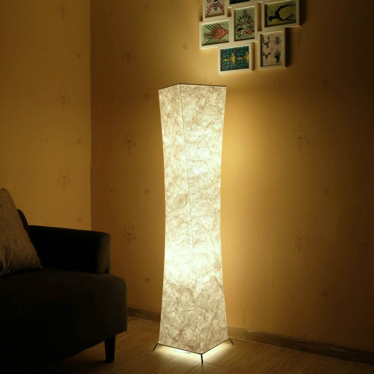 Softlighting Minimalist Design Fabric Shade Standing Light Living Room Bedroom Warm Atmosphere LED Floor Lamp, Plug:US Plug
