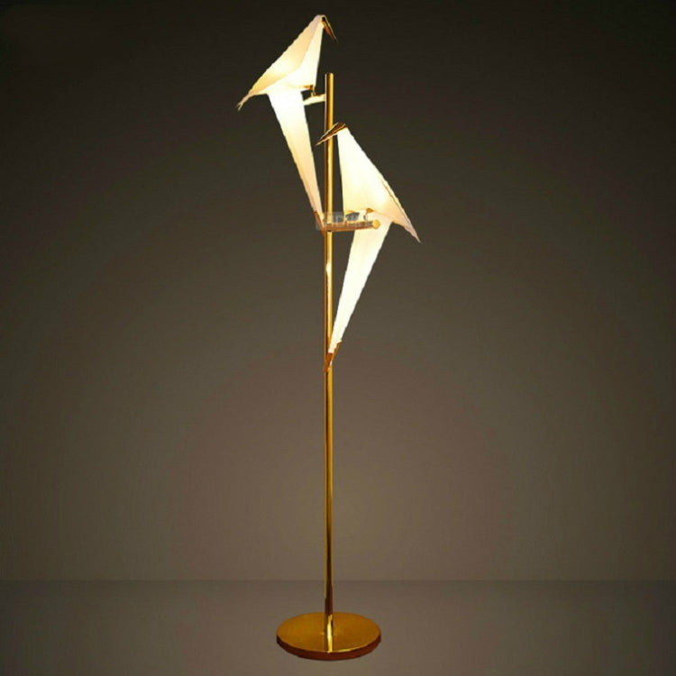 Double Heads Simple Creative Bird Study Bedroom Bedside Stand LED Floor Lamp