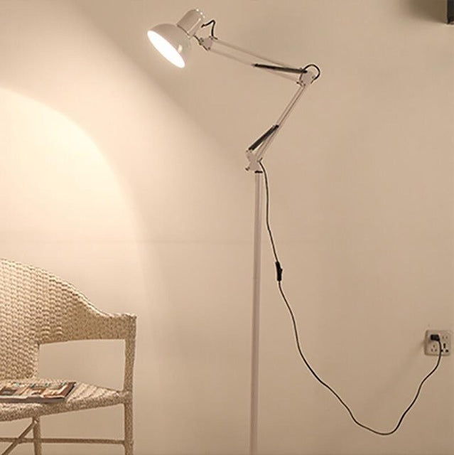 Living Room Hotel Lighting Night Adjustable Floor Lamps Study Reading Bedside Light, AC 110-240V