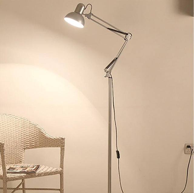 Living Room Hotel Lighting Night Adjustable Floor Lamps Study Reading Bedside Light, AC 110-240V