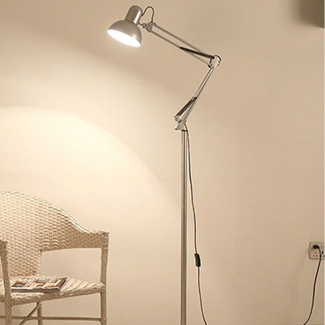 Living Room Hotel Lighting Night Adjustable Floor Lamps Study Reading Bedside Light, AC 110-240V