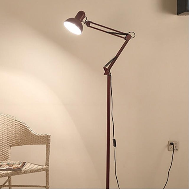 Living Room Hotel Lighting Night Adjustable Floor Lamps Study Reading Bedside Light, AC 110-240V