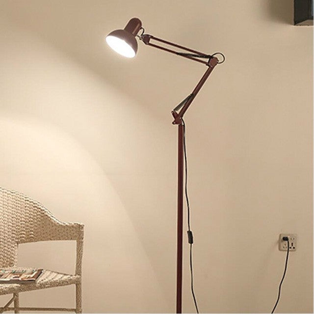 Living Room Hotel Lighting Night Adjustable Floor Lamps Study Reading Bedside Light, AC 110-240V