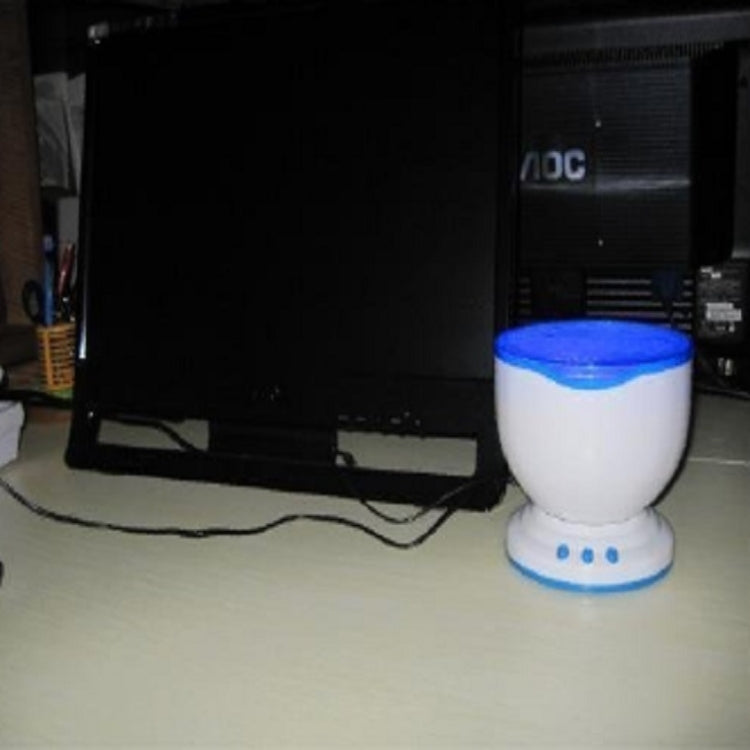 DAREN WAVES Decorative Night Light Projection Lamp with Speaker Wave Atmosphere