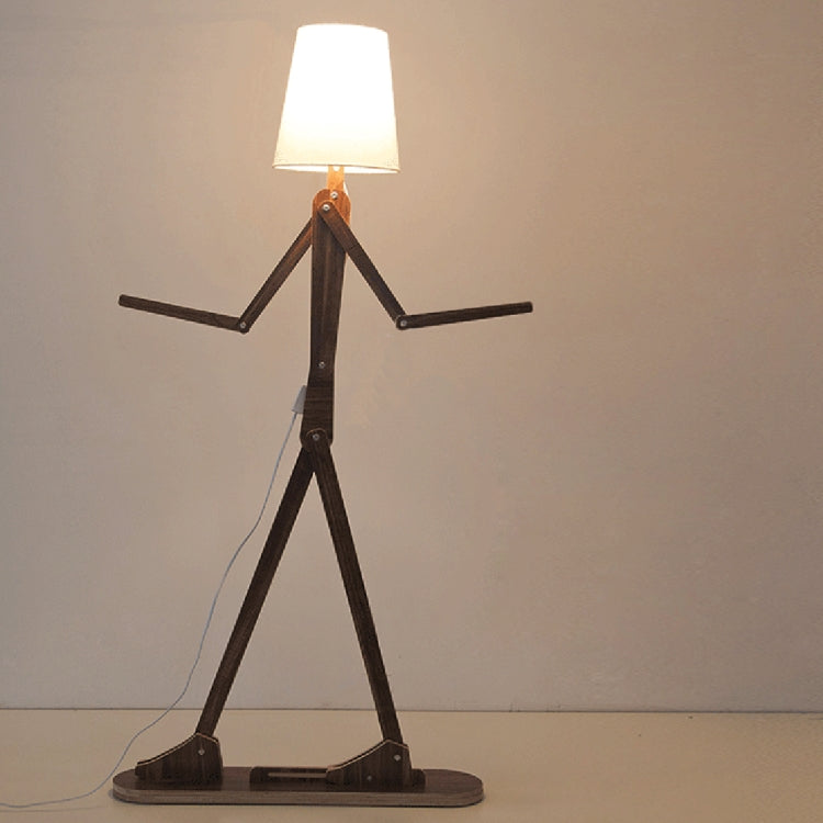 Personality Creative Adjustable Wooden Entertainer Living Room Bedroom Children Room Floor Lamp