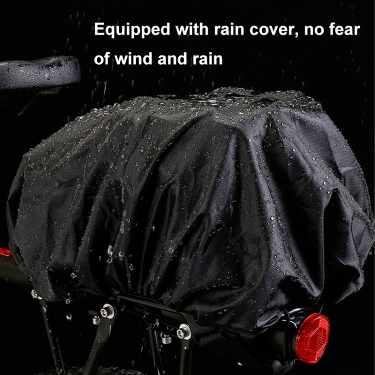 WILD MAN GD5 4L Bicycle EVA Hard Shell Rack Tail Bag Outdoor Cycling Equipment - Black