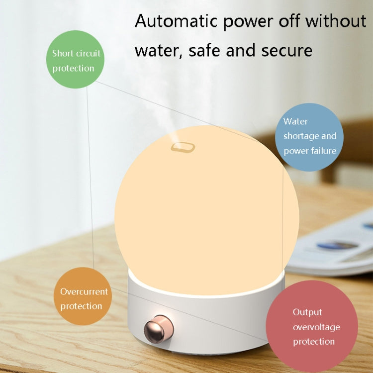 828 USB Home Desktop Aromatherapy Essential Oil Diffuser Office Round Aromatherapy Air Humidifier
