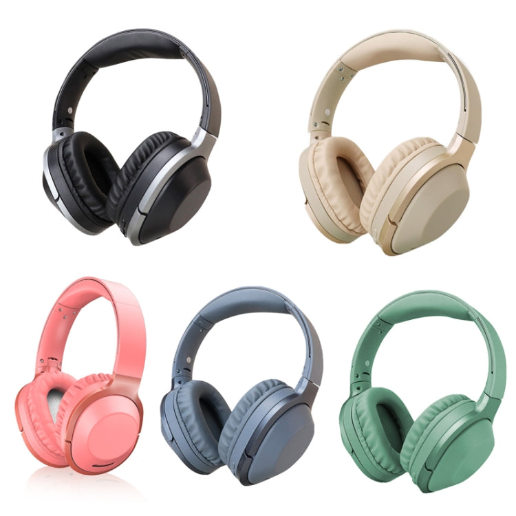 T-02 Macaron Gaming Learning Heavy Bass Foldable Bluetooth Headset