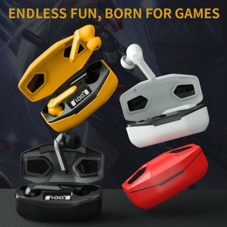 T68 TWS Low Latency Bluetooth 5.1 Gaming Earphone with Power Display