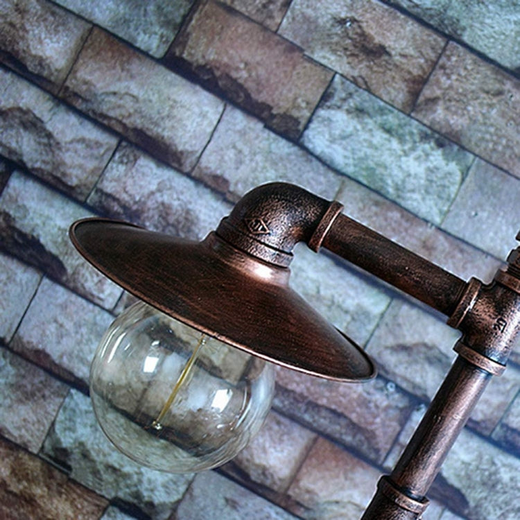 Retro Wrought Iron Pipe Light Floor Lamp Creative Home Decoration Light without Bulbs