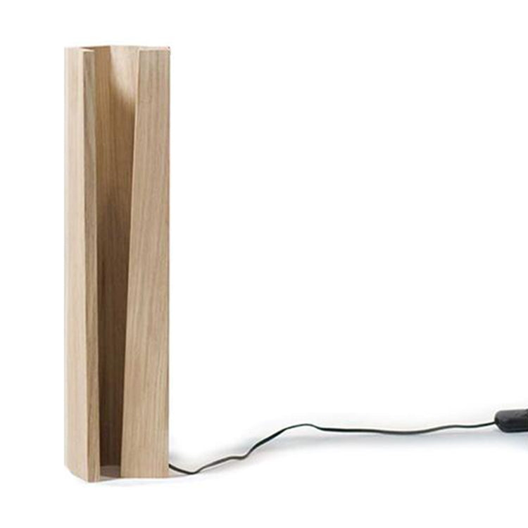 24cm Height  Simple Creative Decoration Atmosphere Solid Wood Lamp Living Room Bedroom Study Eye-protection Lamp