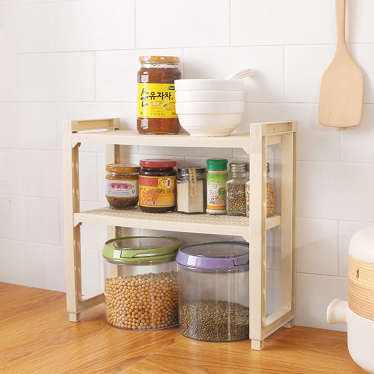 Kitchen Spice Multi-function Rack Adjustable Seasoning Bottle Storage Rack Bathroom Shelf Triple Layer