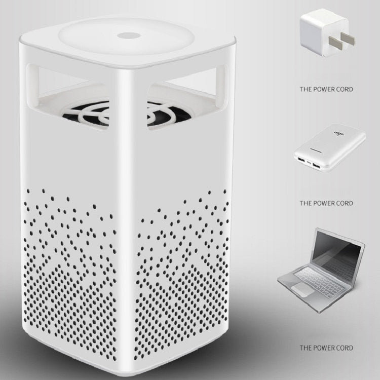 Household Mute Inhalation Photocatalyst USB Physical Mosquito Killer Small A-White