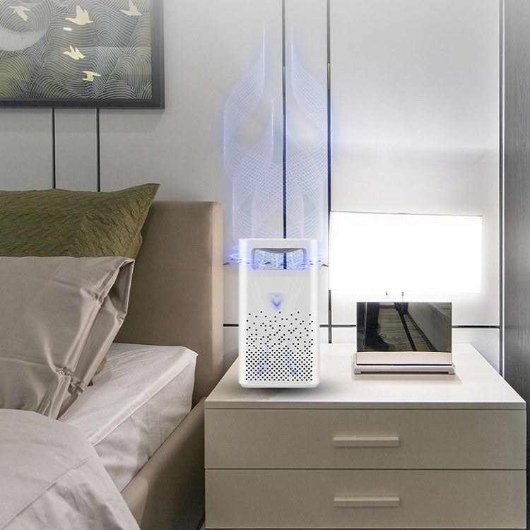 Household Mute Inhalation Photocatalyst USB Physical Mosquito Killer Small A-White