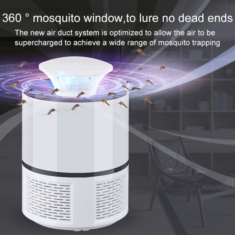 Household Mute Inhalation Photocatalyst USB Physical Mosquito Killer 365-White