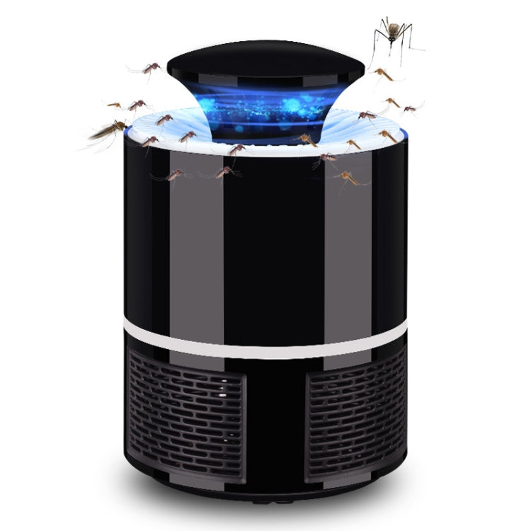 Household Mute Inhalation Photocatalyst USB Physical Mosquito Killer 365-Black