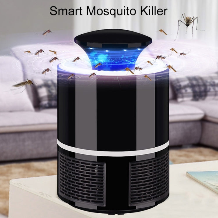 Household Mute Inhalation Photocatalyst USB Physical Mosquito Killer 365-Black