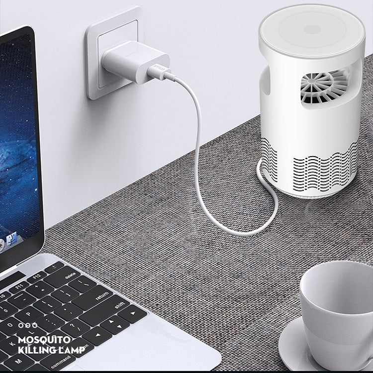 Household Mute Inhalation Photocatalyst USB Physical Mosquito Killer Small Q-White