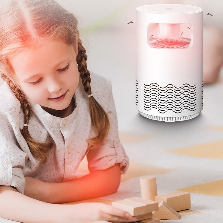 Household Mute Inhalation Photocatalyst USB Physical Mosquito Killer Small Q-White