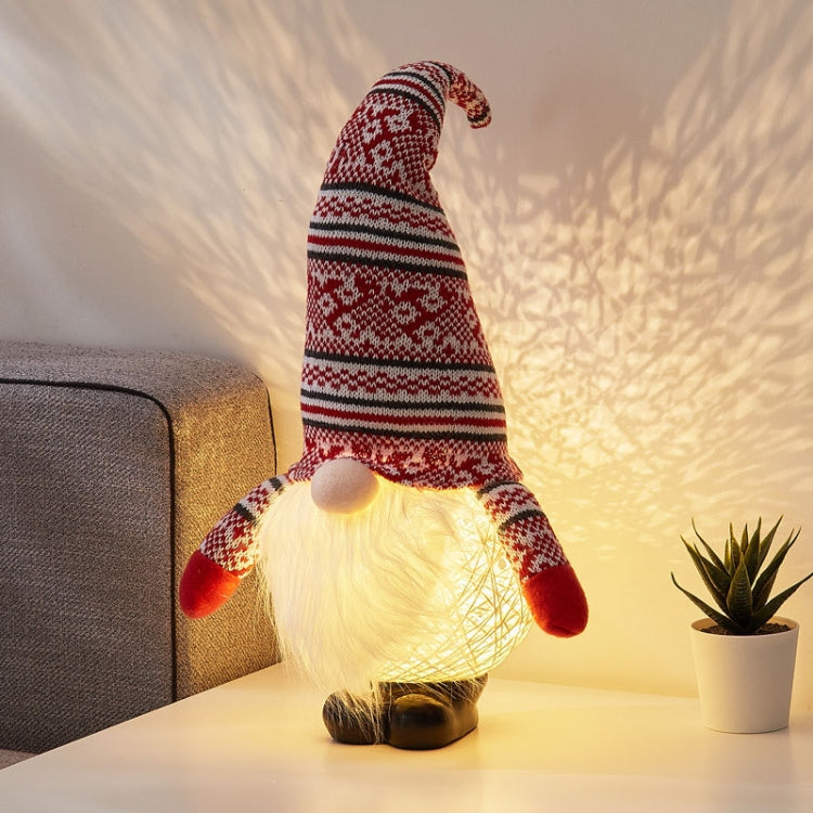 Santa Claus Night Light Children Bedroom Bedside Sepak Takraw Starlight Lamp