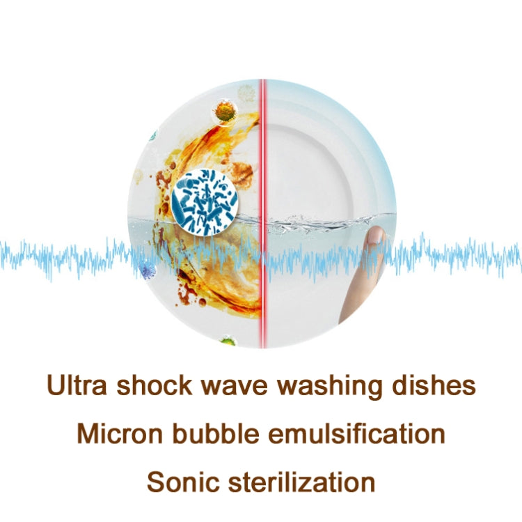 USB Electric Super Shock Wave Dishwasher Mini Portable Kitchen Cleaner