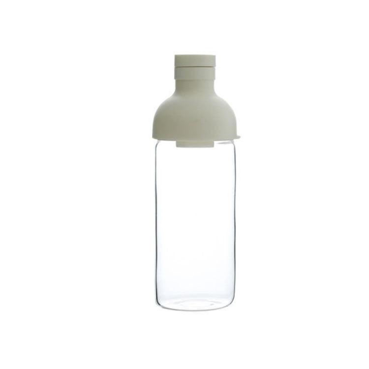 Glass Cup With Lid + Tea Strainer Sports Portable Juice Coffee Cup, Specificationï¼š Tea Cup (White)
