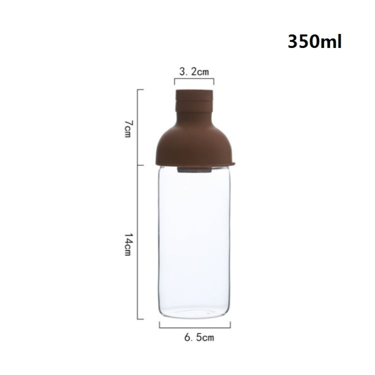 Glass Cup With Lid + Tea Strainer Sports Portable Juice Coffee Cup, Specificationï¼š Tea Cup (White)