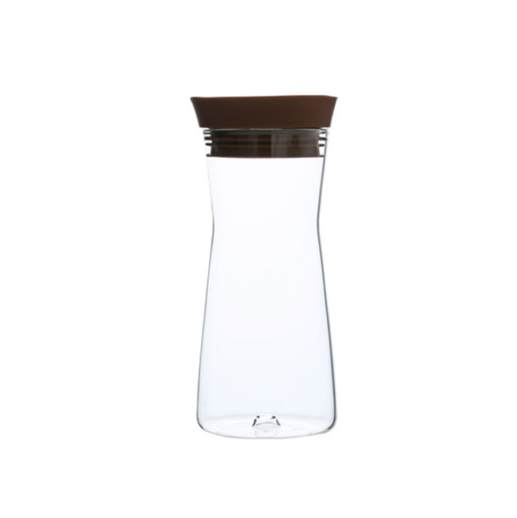 Glass Cup With Lid + Tea Strainer Sports Portable Juice Coffee Cup, Specificationï¼š Shark Cup (Brown)