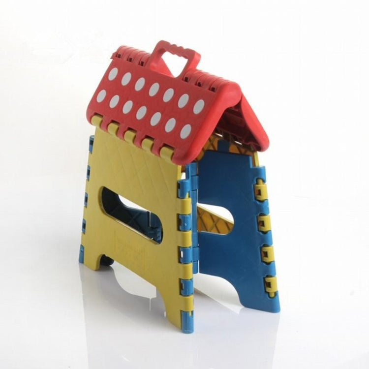 Portable Thick Plastic Kids folding Stool Outdoor Activity Tool Home Traveling Necessity, Color Random Delivery
