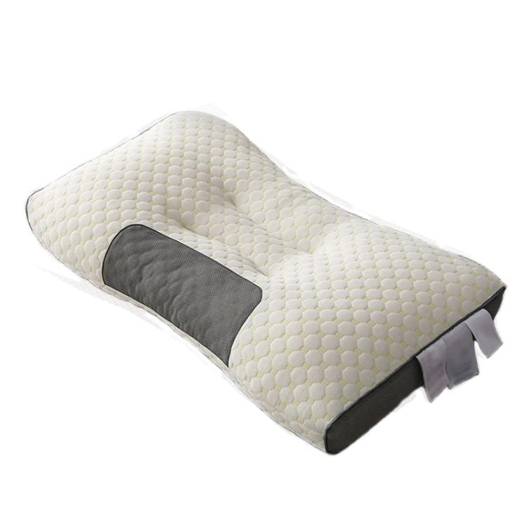 Neck-Protecting Knitted Non-Collapse Pillow Home Partition Massage Pillow, Spec: Medium