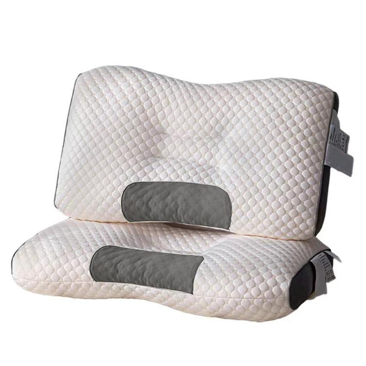 Neck-Protecting Knitted Non-Collapse Pillow Home Partition Massage Pillow, Spec: Low